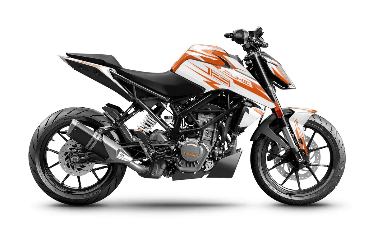 Dekor passend für KTM Duke 125 - Flash Edition - Arider
