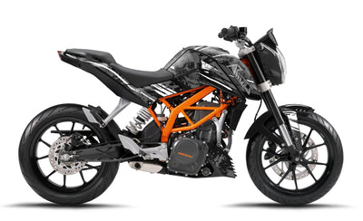 Dekor passend für KTM Duke 125 - Skull Edition - Arider