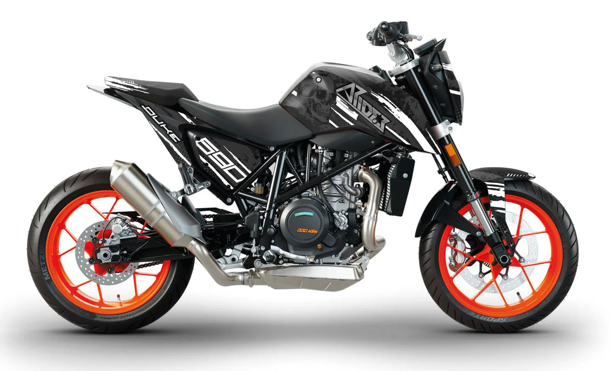 Dekor passend für KTM Duke 690 - Skull Edition - Arider