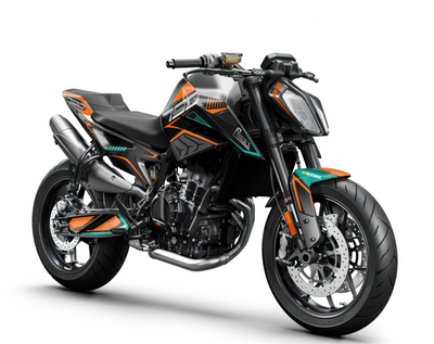 Graphics Kit suitable for KTM Duke 790 - Motorex Edition