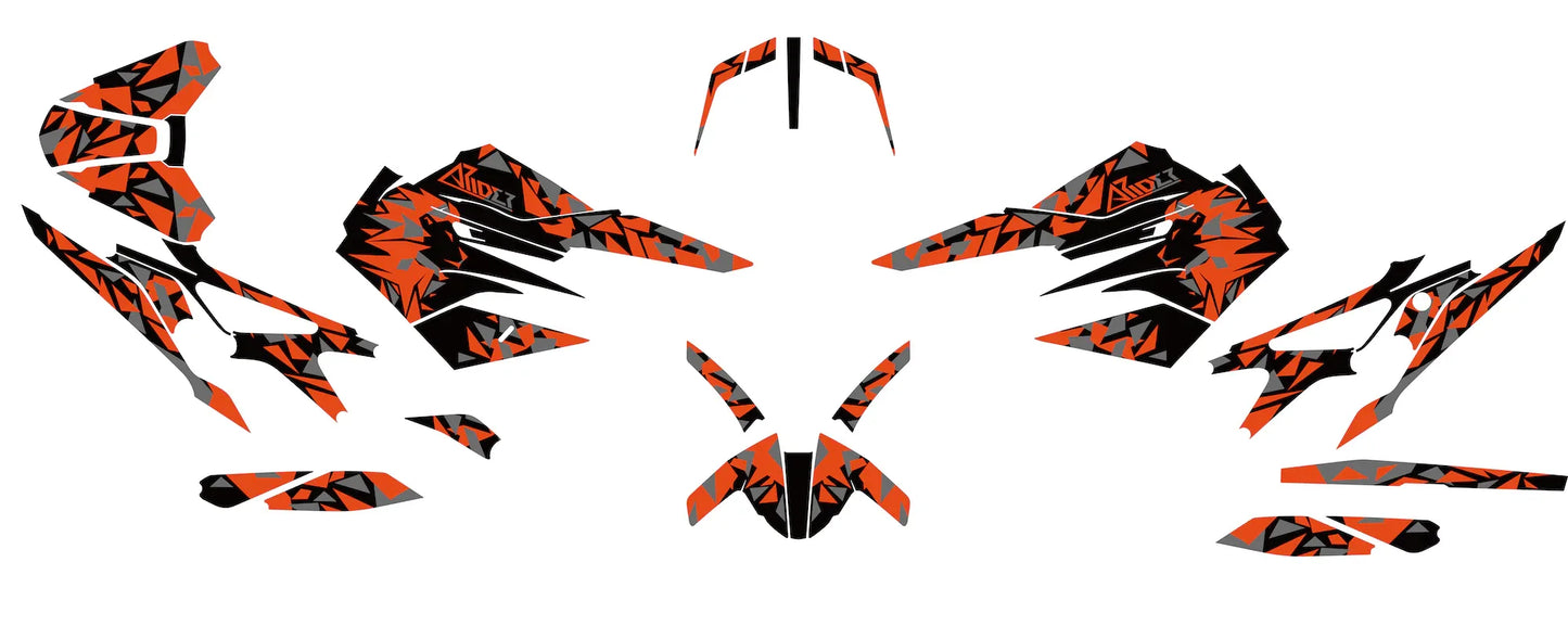 Dekor passend für KTM Duke 890 (R) - Prism Edition - Arider