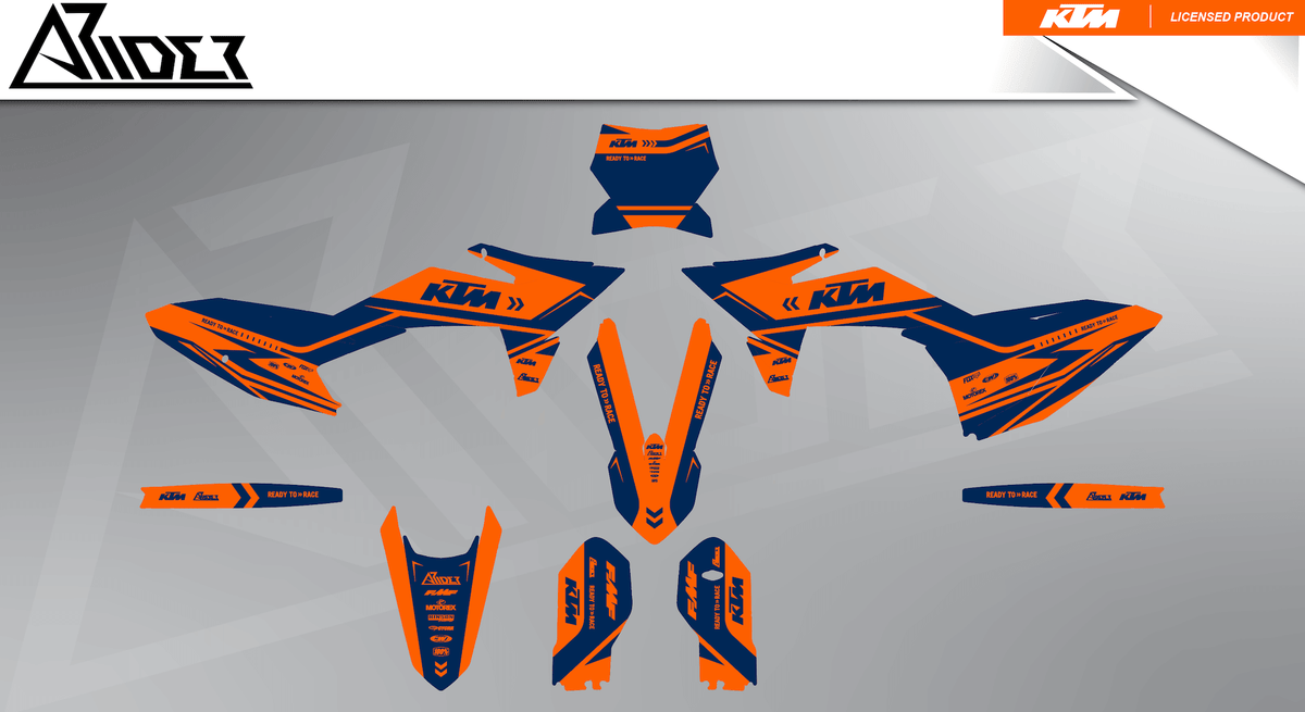 Graphics Kit suitable for KTM SX 85 - Alpha Edition