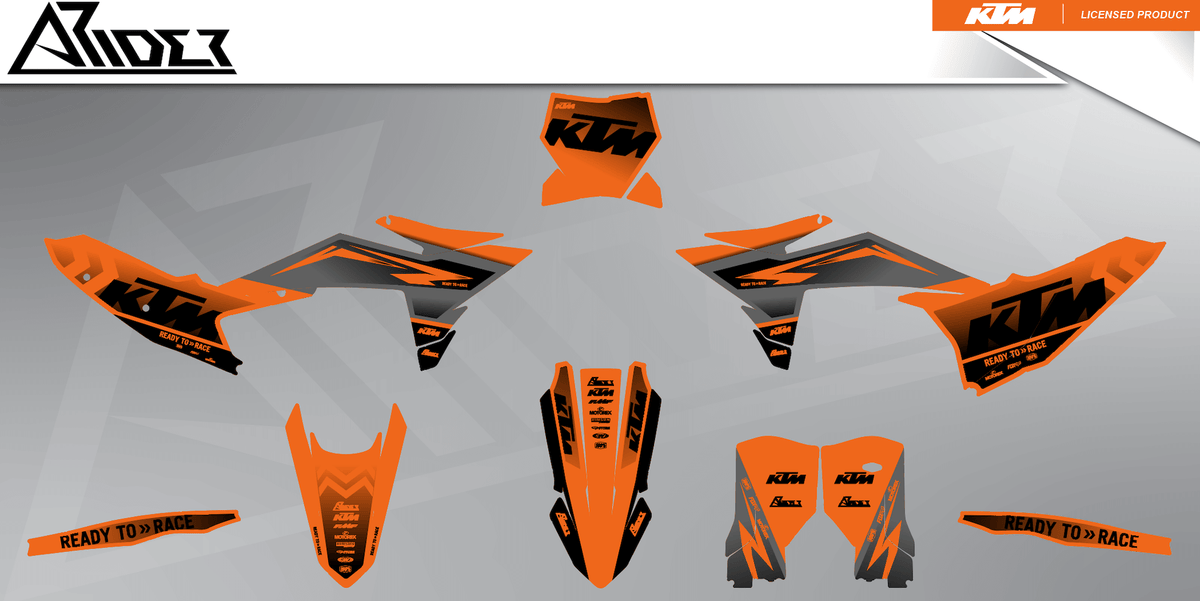 Graphics Kit suitable for KTM SX / SX-F - Base Edition