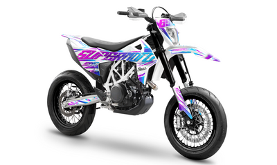Graphics Kit suitable for KTM 690 SMC-R - Peak Edition