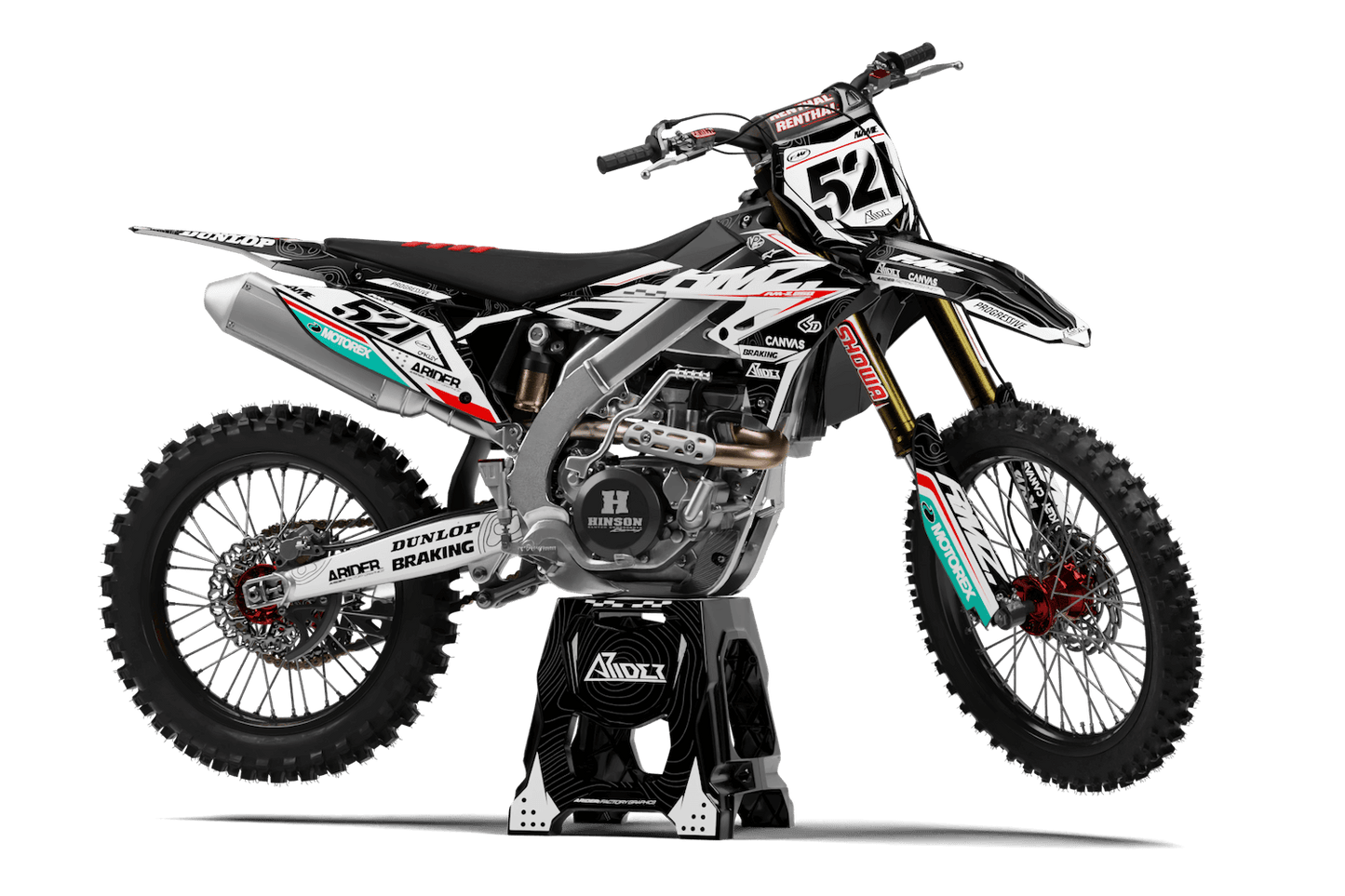 Graphics Kit suitable for Suzuki RMZ - Heaven Edition