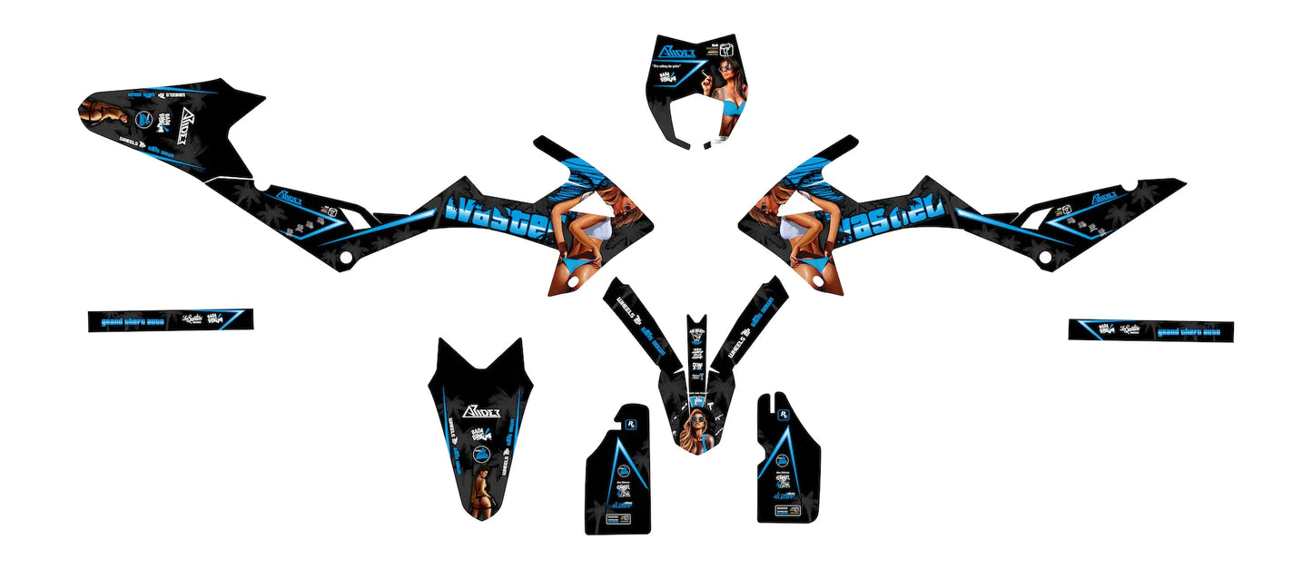 Dekor passend für Rieju MRT 50 / 125 - Wasted Edition - Arider