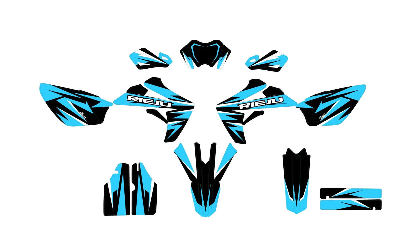 Dekor passend für Rieju MRT 50 / 125 - Flash Edition - Arider