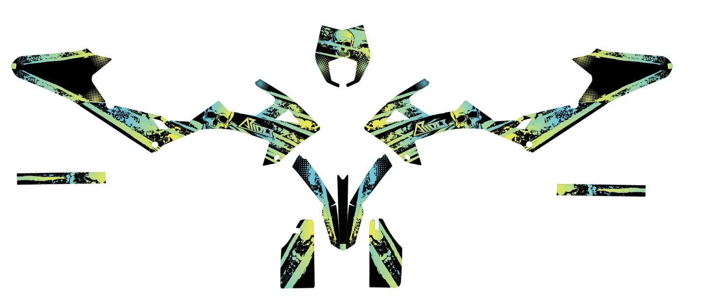 Dekor passend für Rieju MRT 50 / 125- Skull Edition - Arider