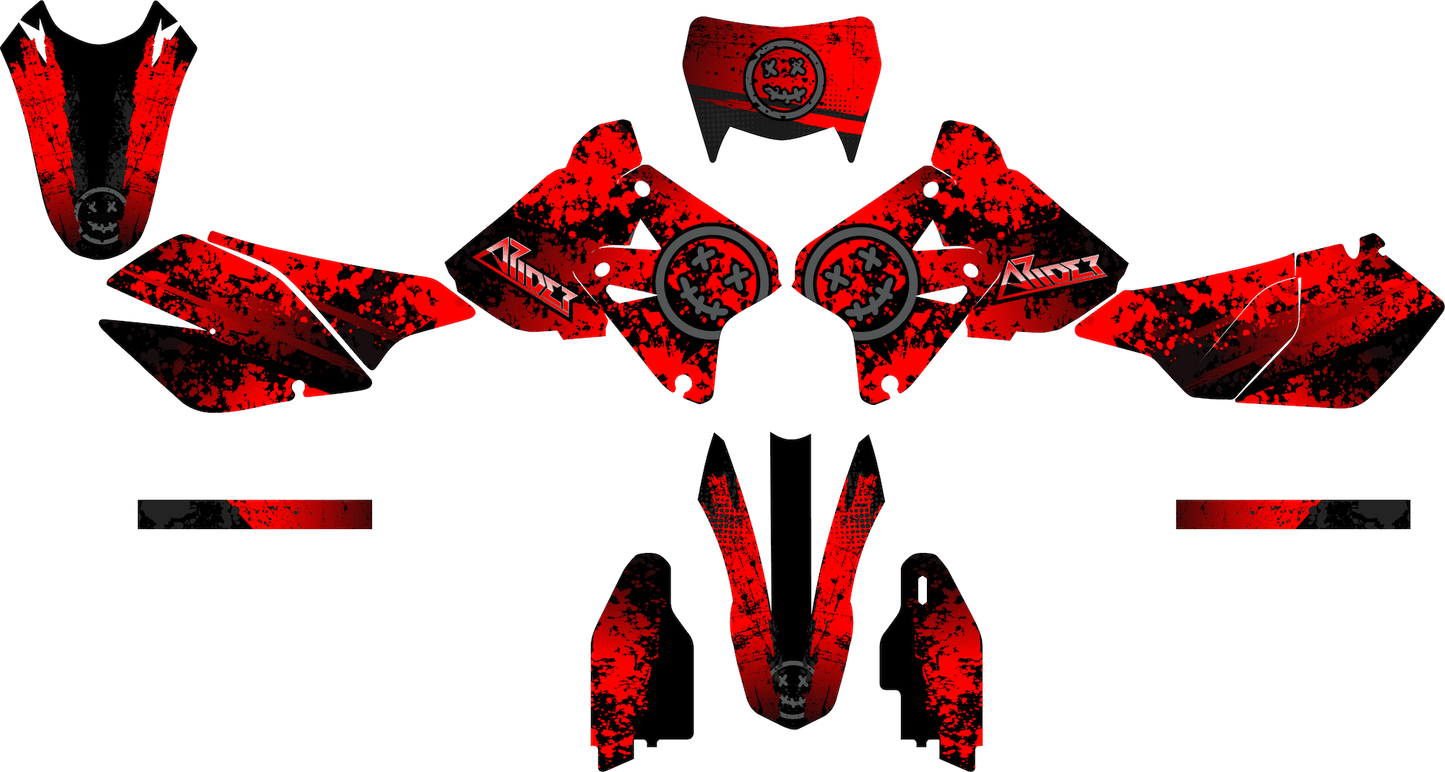 Graphics Kit suitable for Suzuki DRZ 400 - Smiley Edition