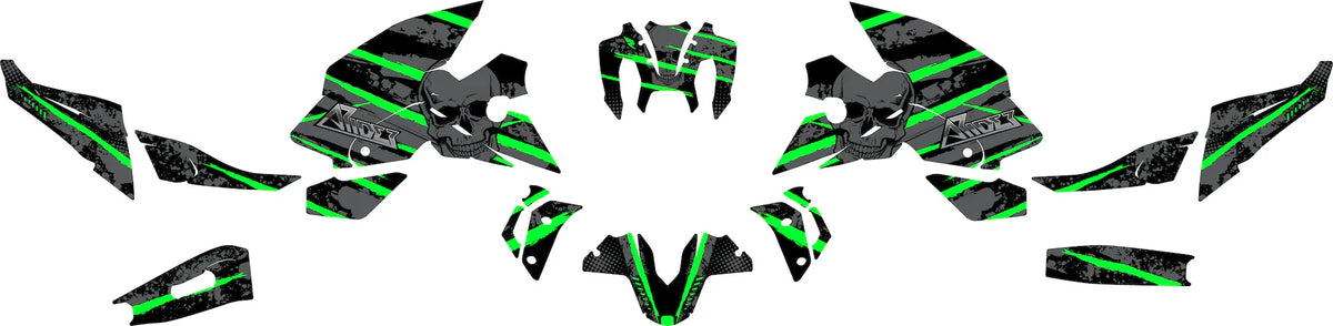 Dekor passend für Yamaha MT 07 - Skull Edition - Arider