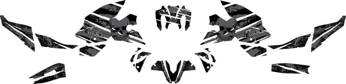 Dekor passend für Yamaha MT 07 - Skull Edition - Arider