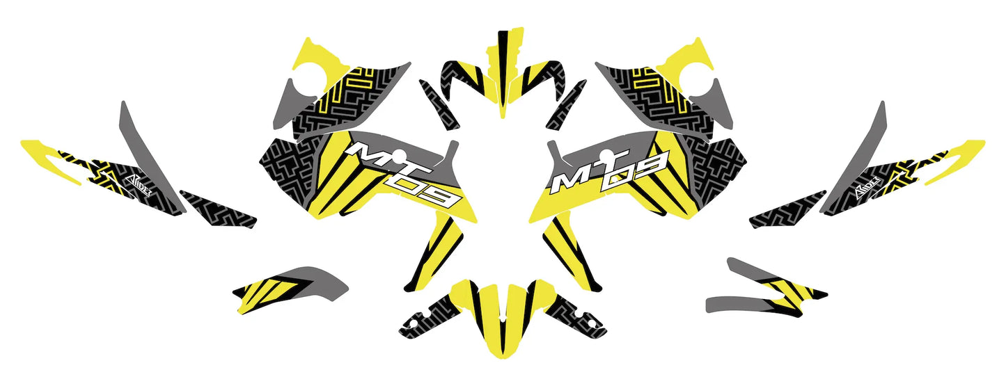 Dekor passend für Yamaha MT 09 - Maze Edition - Arider