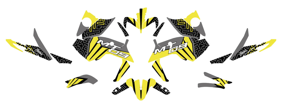 Dekor passend für Yamaha MT 09 - Maze Edition - Arider