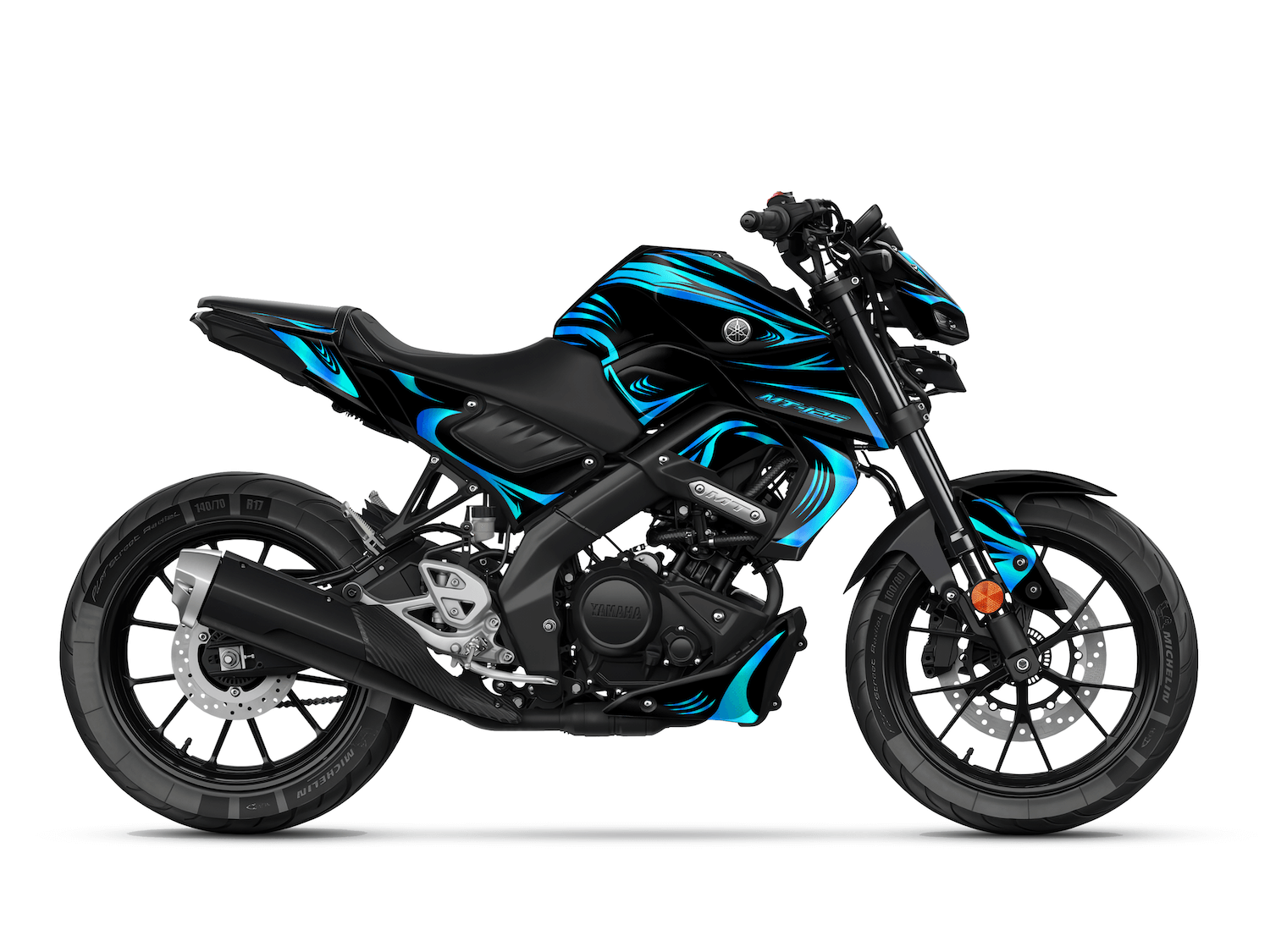 Yamaha MT 125 Graphics Kit Swirl Edition Arider Yamaha MT 125 Graphics Kit Swirl Edition Arider