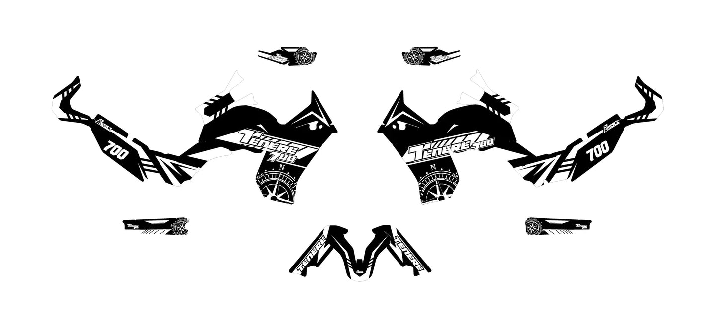 Dekor passend für Yamaha Tenere 700 - World Edition - Arider