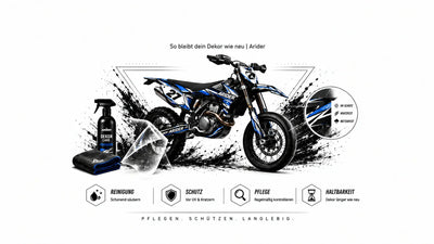 Motorrad-Dekoration pflegen und schützen – so bleibt dein Dekor wie neu | Arider