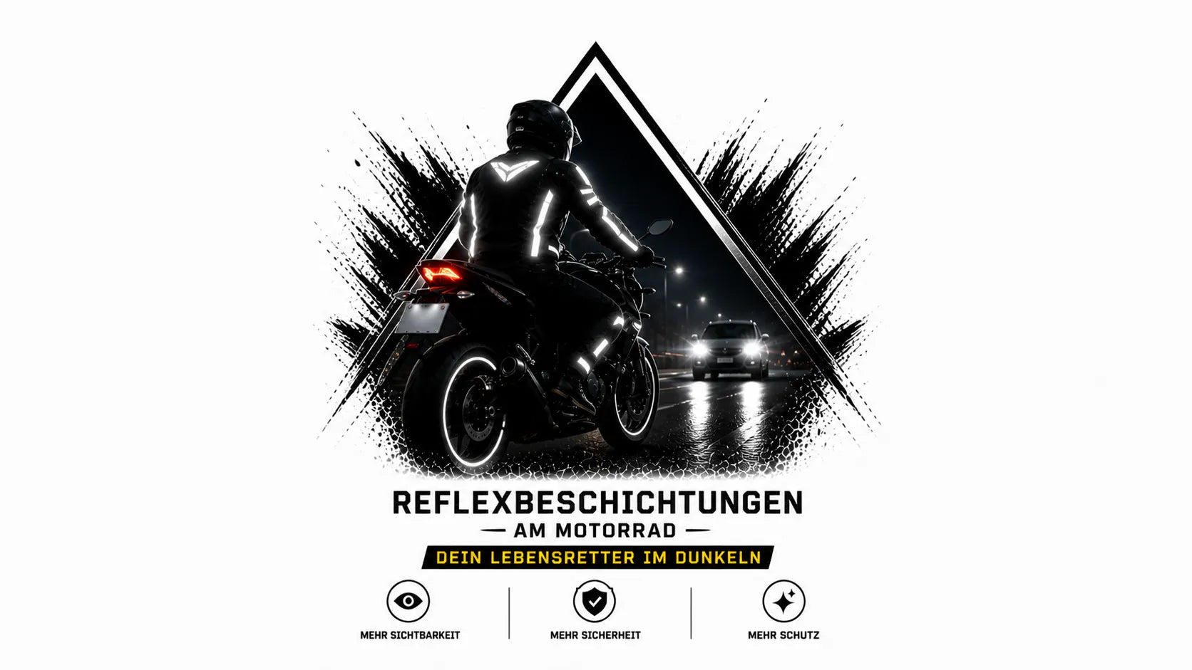 Reflexbeschichtungen am Motorrad – Dein Lebensretter im Dunkeln