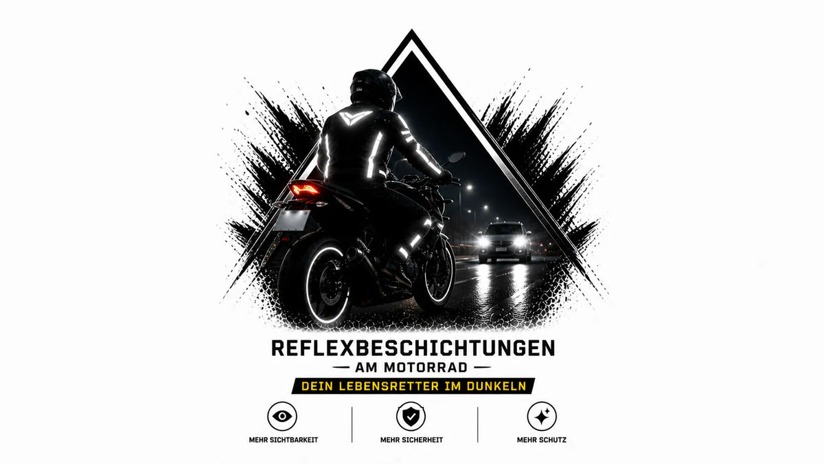 Reflexbeschichtungen am Motorrad – Dein Lebensretter im Dunkeln