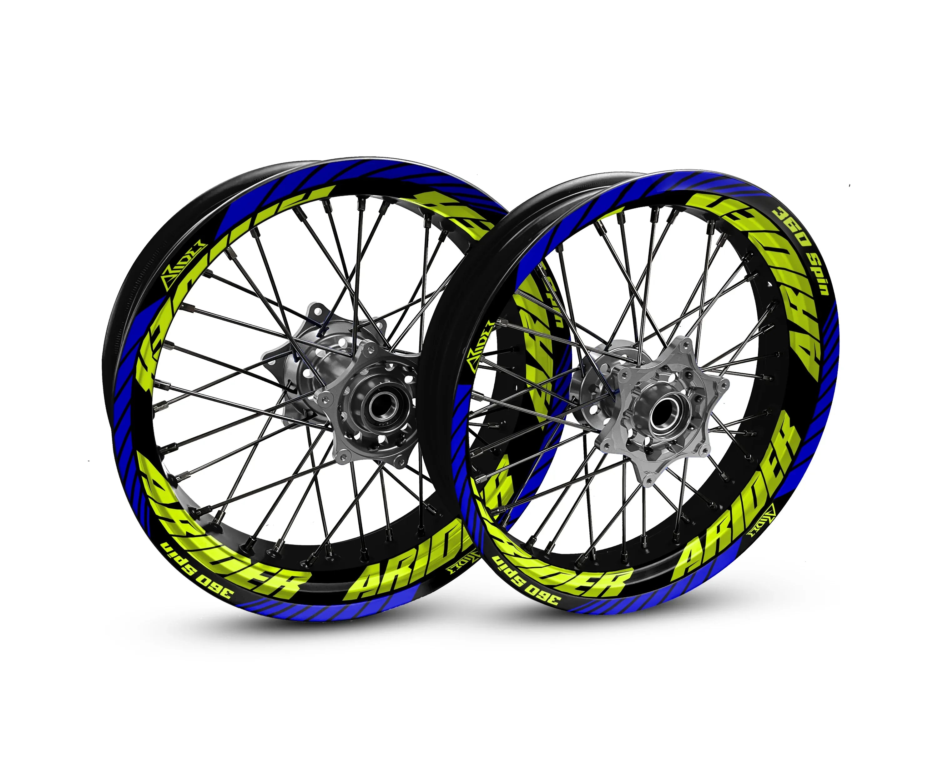 Motorcycle Rim Stickers - 360° Rotation - Power Edition – Arider