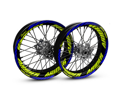 Motorcycle Rim Stickers - 360° Spin - Boost Edition