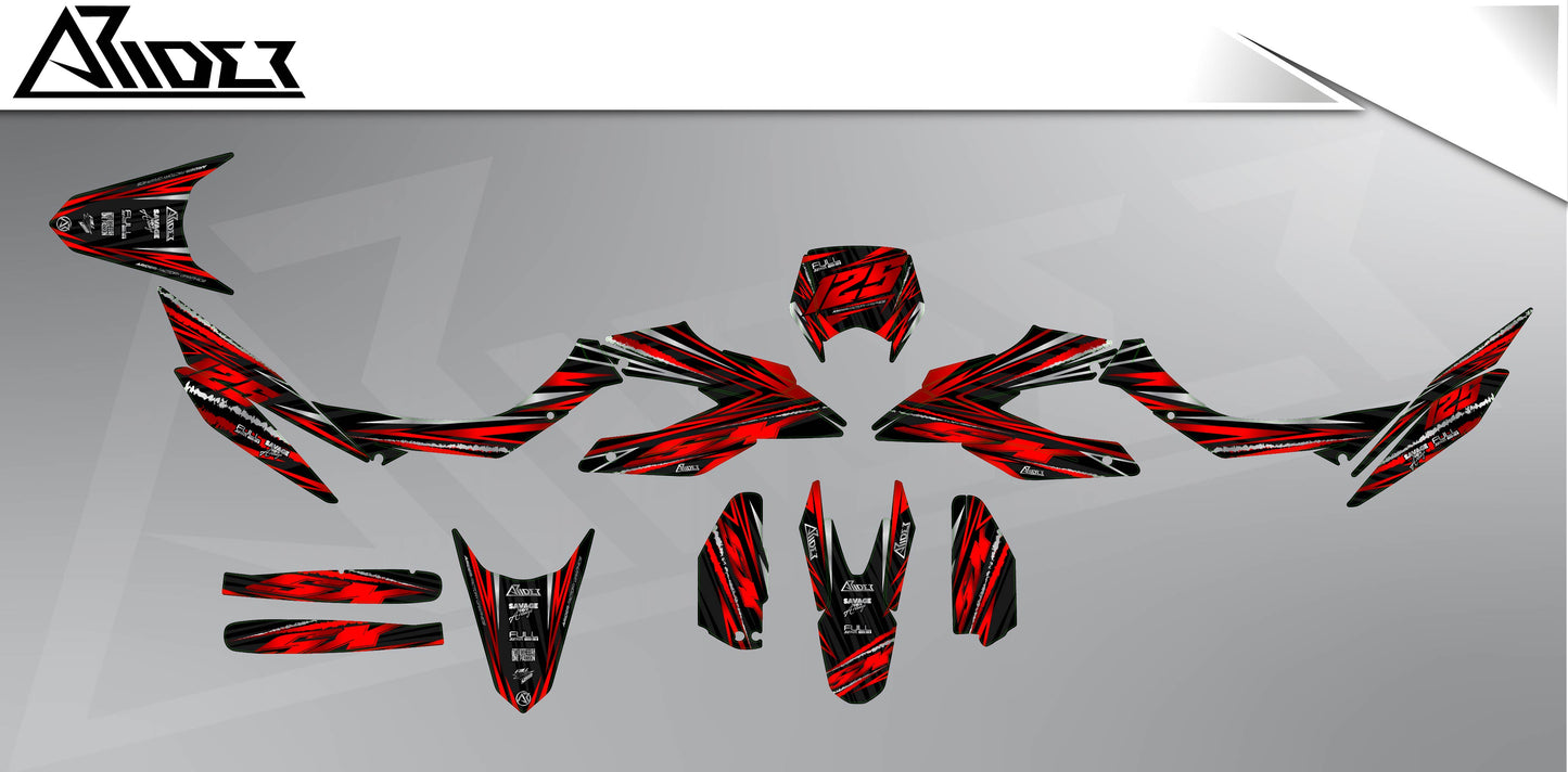 Graphics Kit suitable for Aprilia SX 125 - Division Edition