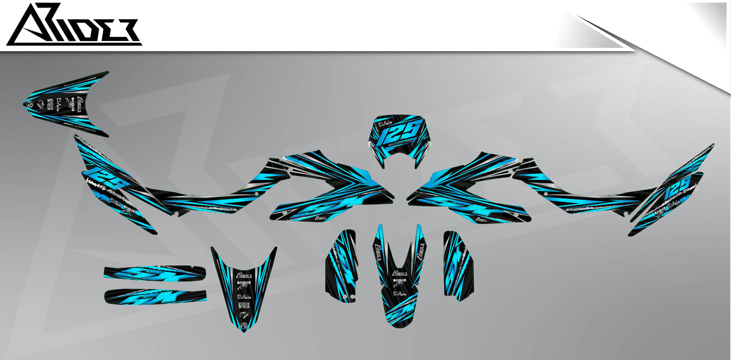 Graphics Kit suitable for Aprilia SX 125 - Division Edition