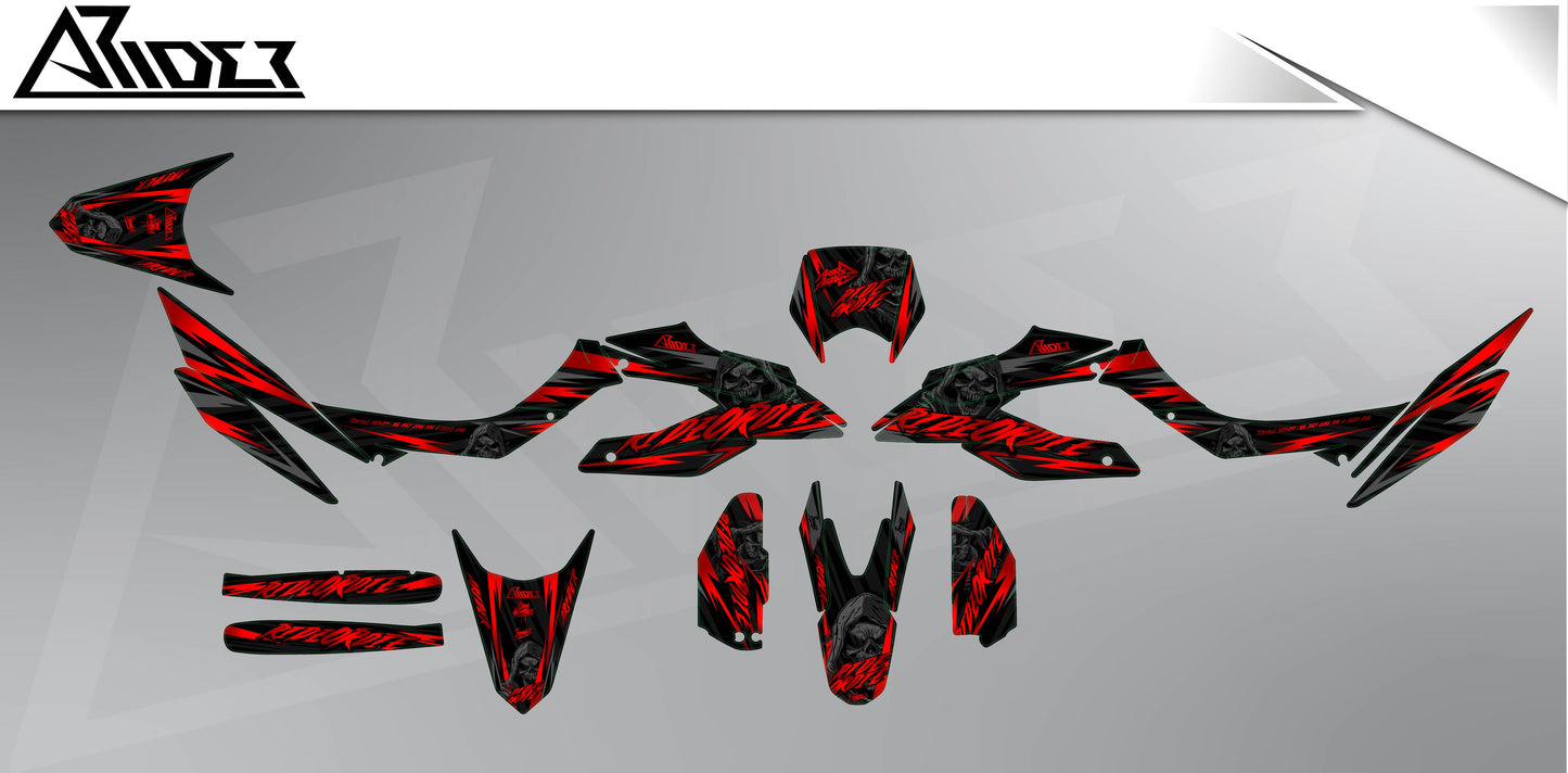 Kit de pegatinas para Aprilia SX 125 - Edición RideOrDie