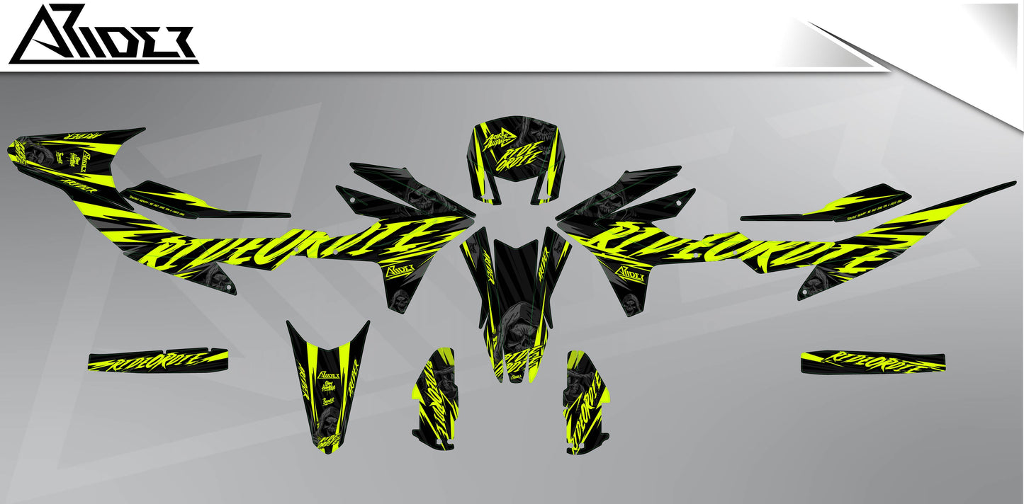 Kit de pegatinas para Aprilia SX 125 - Edición RideOrDie