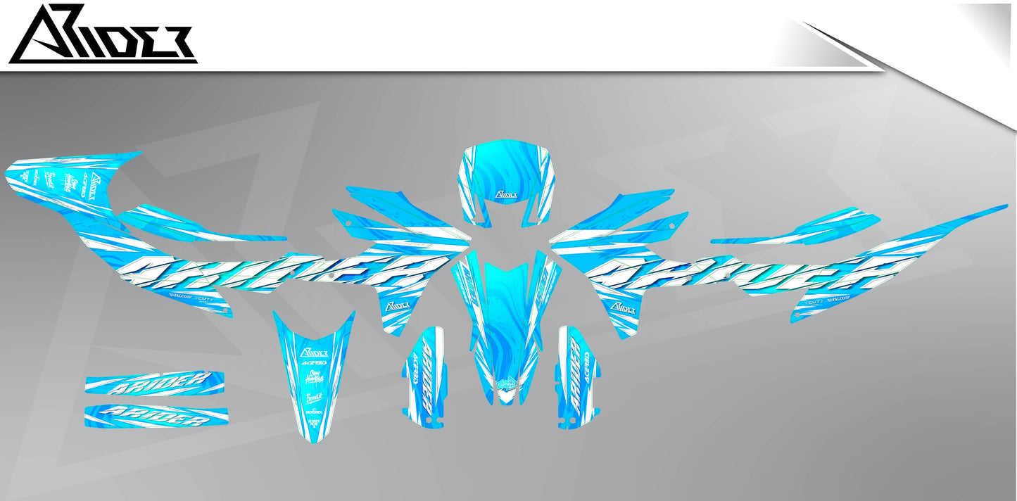 Dekor passend für Aprilia SX 125 - Breeze Edition