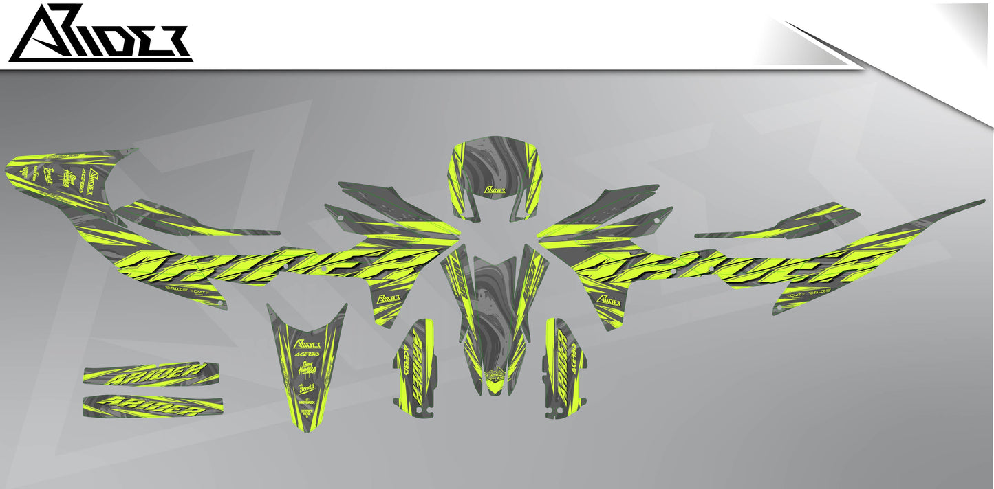 Dekor passend für Aprilia SX 125 - Breeze Edition