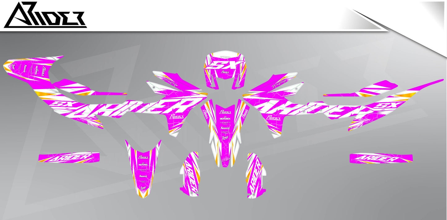 Graphics Kit suitable for Aprilia SX 125 - Core Edition