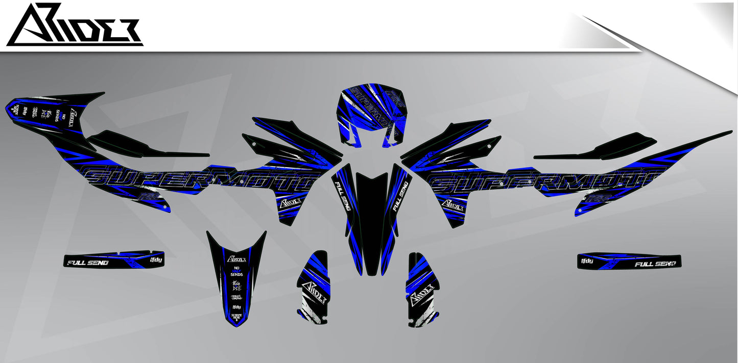 Graphics Kit suitable for Aprilia SX 125 - Distort Edition