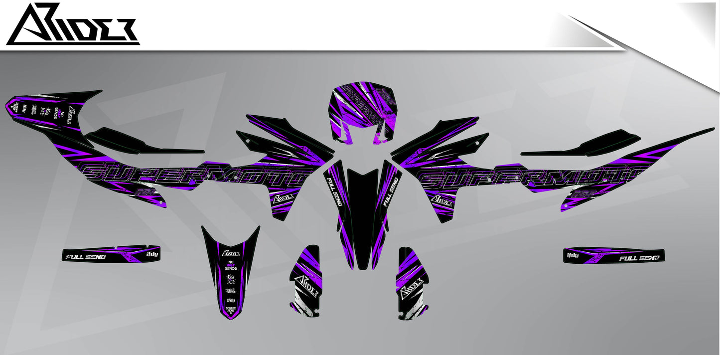 Graphics Kit suitable for Aprilia SX 125 - Distort Edition