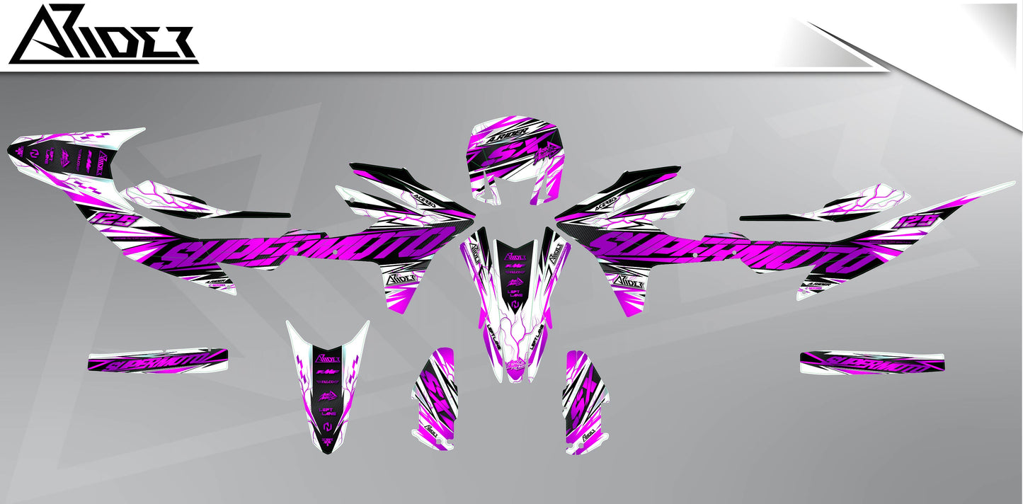 Graphics Kit suitable for Aprilia SX 125 - Edge Edition