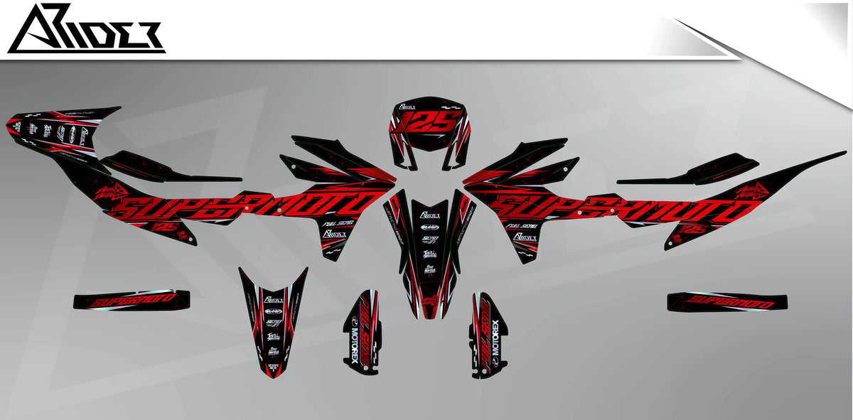 Dekor passend für Aprilia SX 125 - Glitch Edition - Arider