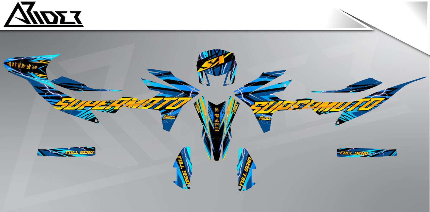 Graphics Kit suitable for Aprilia SX 125 - Jokehock Edition