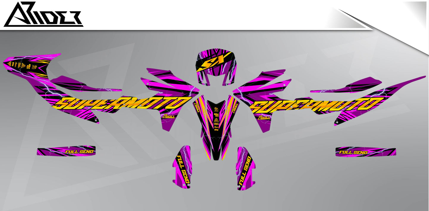 Graphics Kit suitable for Aprilia SX 125 - Jokehock Edition