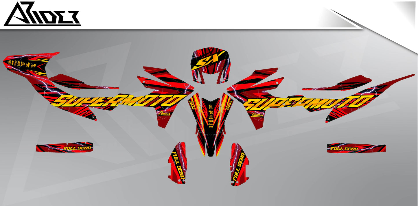 Graphics Kit suitable for Aprilia SX 125 - Jokehock Edition