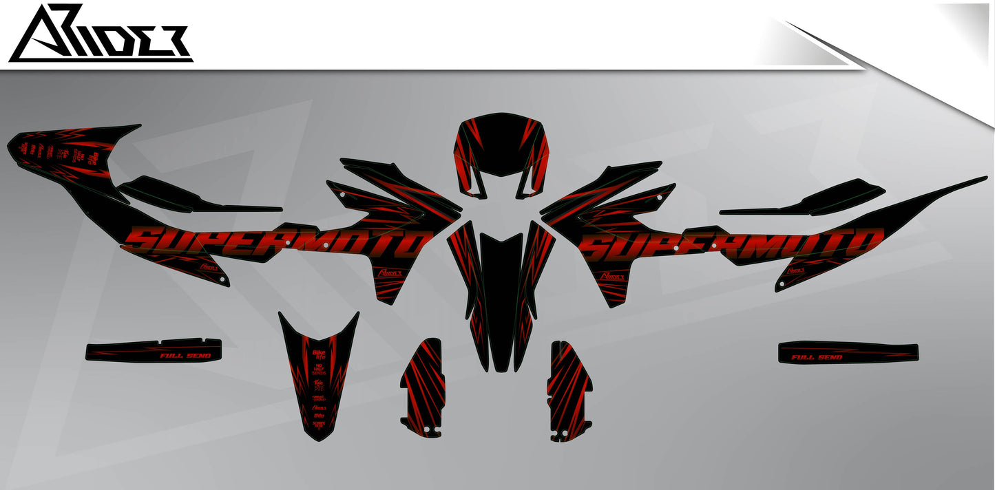 Graphics Kit suitable for Aprilia SX 125 - Maex Edition