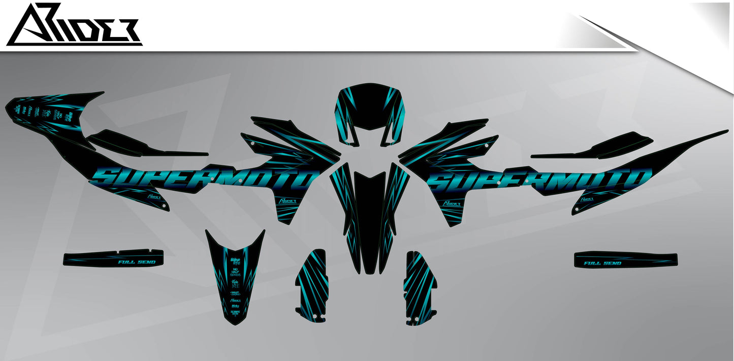 Graphics Kit suitable for Aprilia SX 125 - Maex Edition