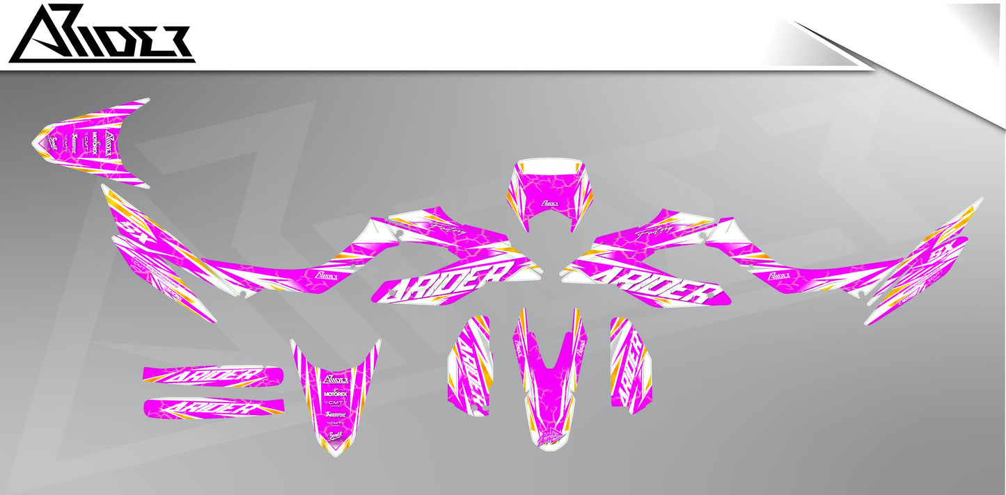 Graphics Kit suitable for Aprilia SX 125 - Core Edition