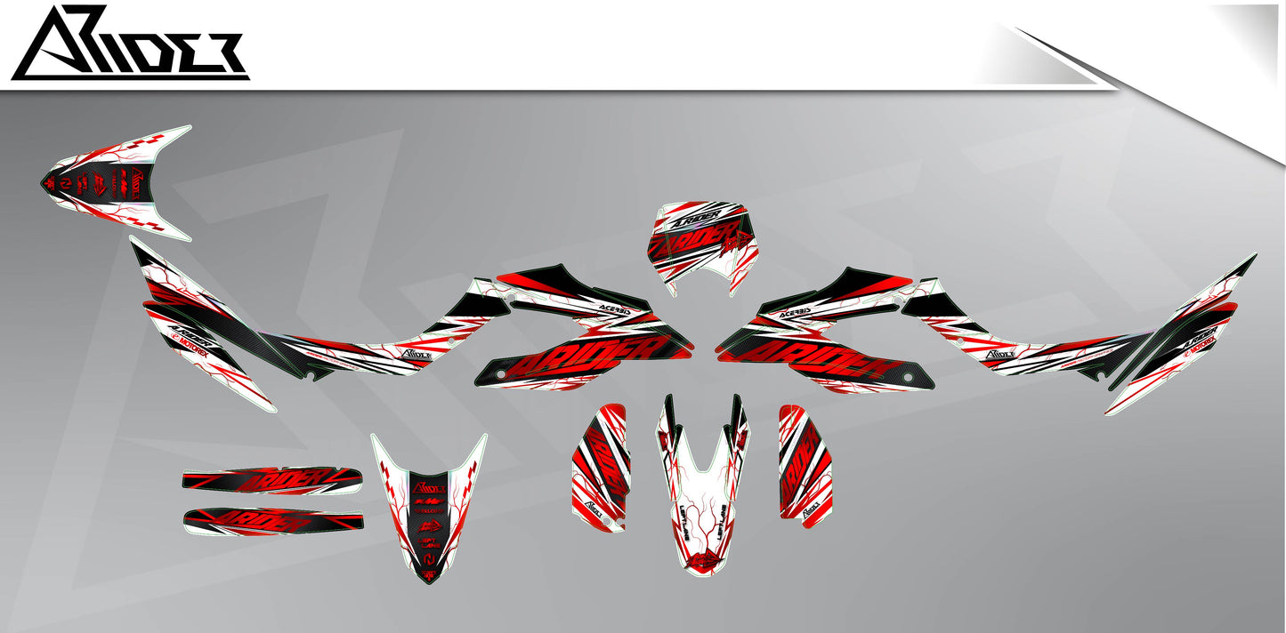 Graphics Kit suitable for Aprilia SX 125 - Edge Edition