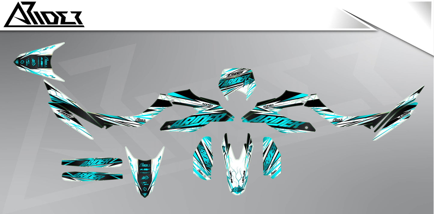 Graphics Kit suitable for Aprilia SX 125 - Edge Edition