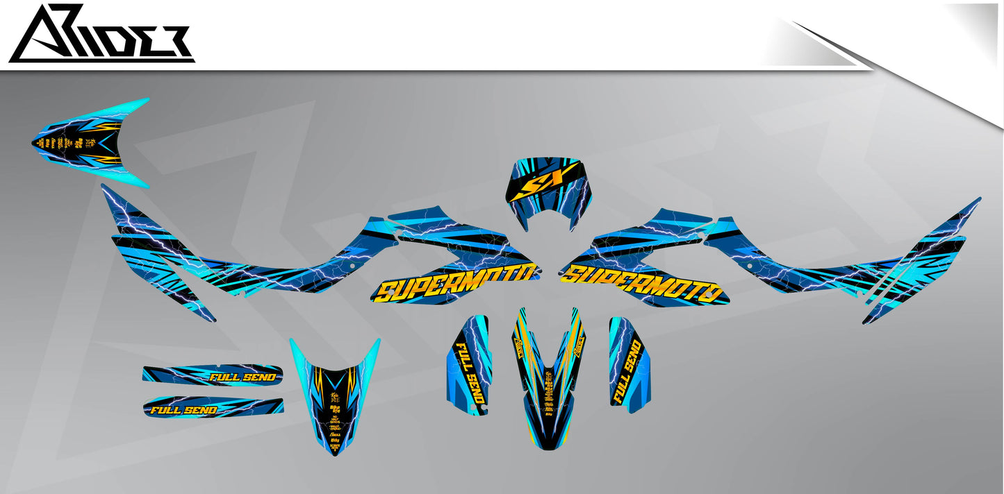 Graphics Kit suitable for Aprilia SX 125 - Jokehock Edition