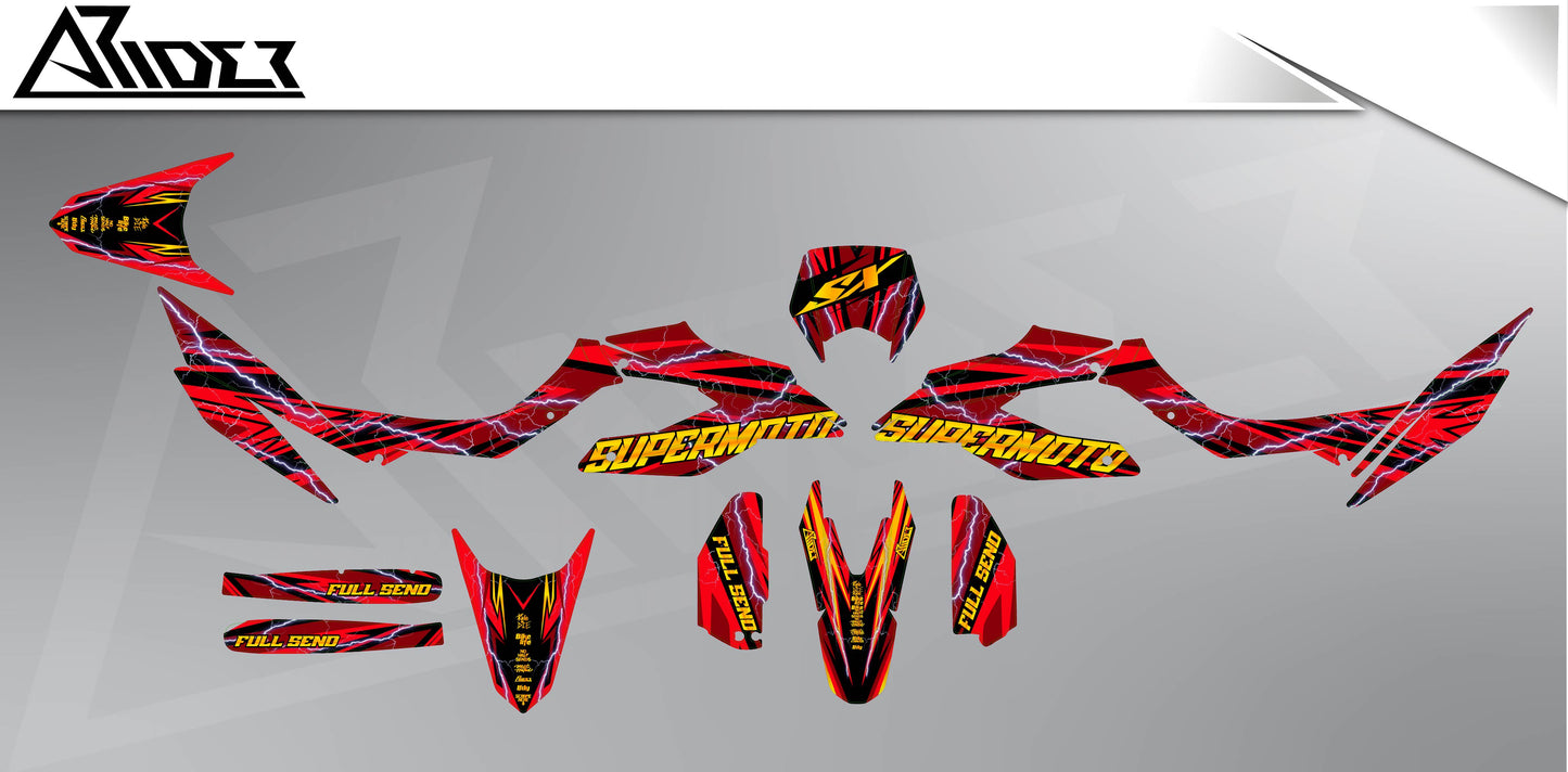 Graphics Kit suitable for Aprilia SX 125 - Jokehock Edition