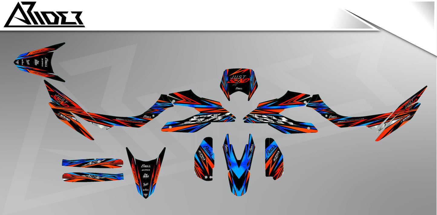 Graphics Kit suitable for Aprilia SX 125 - Vault Edition