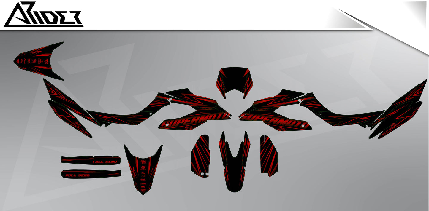 Graphics Kit suitable for Aprilia SX 125 - Maex Edition