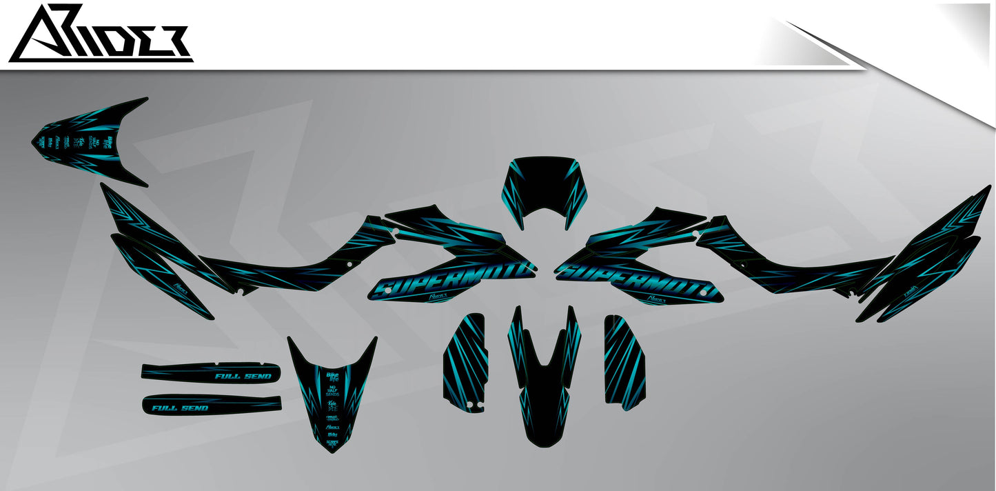 Graphics Kit suitable for Aprilia SX 125 - Maex Edition