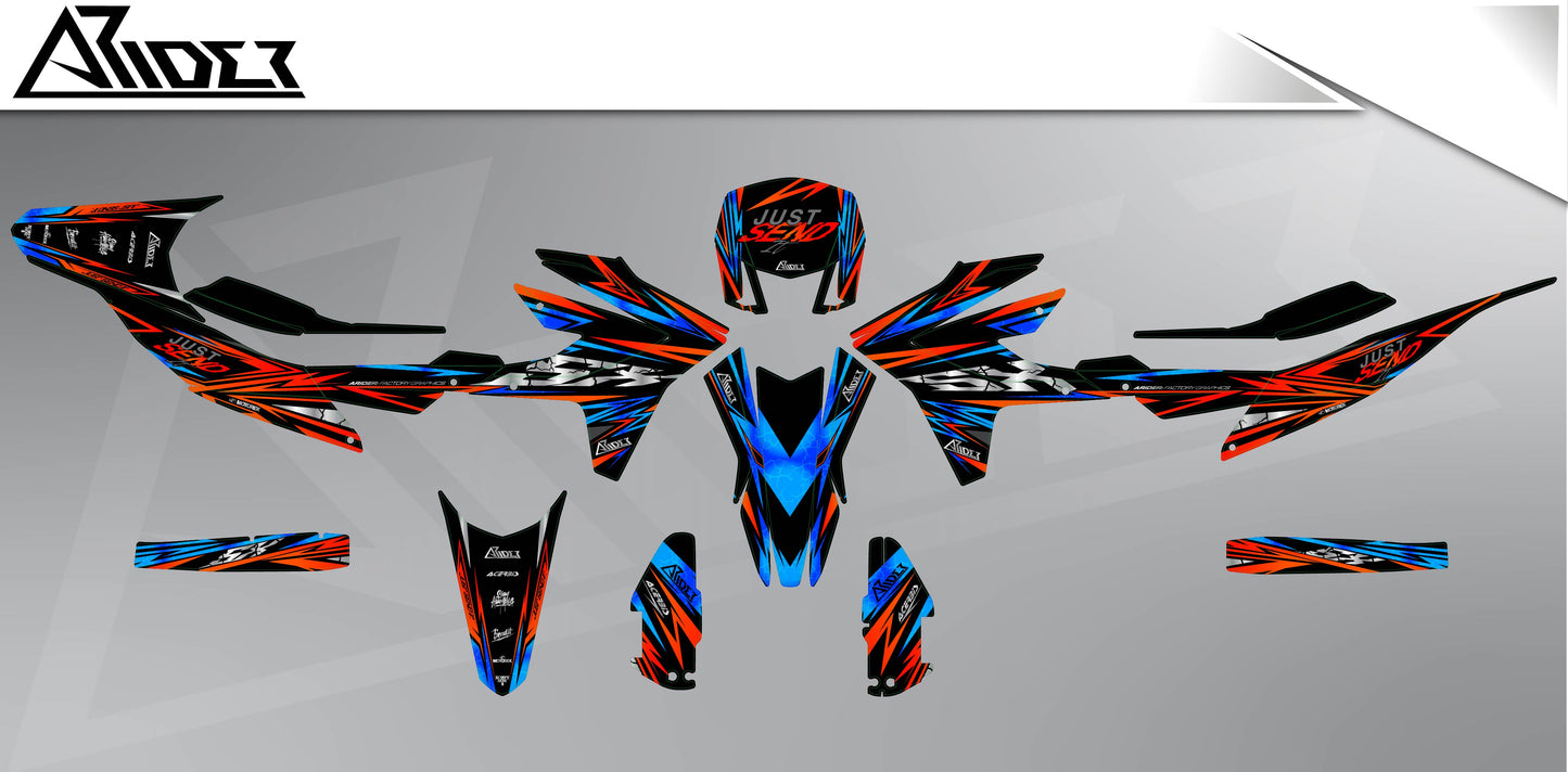 Graphics Kit suitable for Aprilia SX 125 - Vault Edition