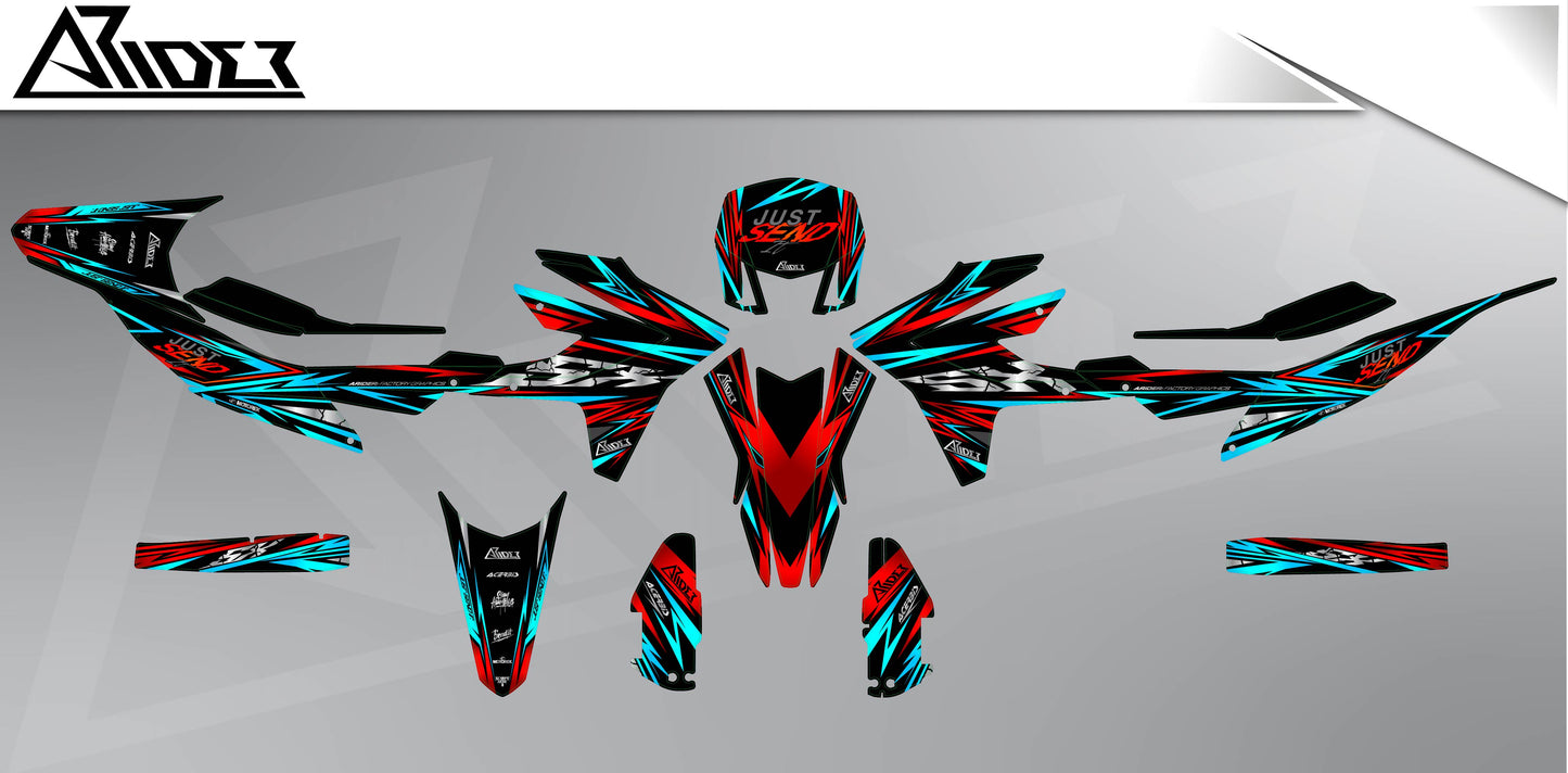 Graphics Kit suitable for Aprilia SX 125 - Vault Edition